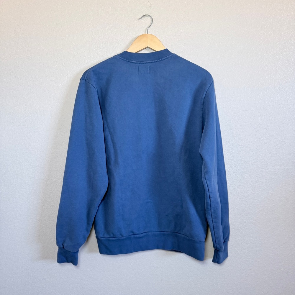 Politics Smiley Face Sweatshirt Blue Cotton‎ Fleece Made in USA Small - Picture 4 of 8